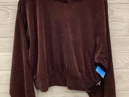 Top Long Sleeve By Express In Brown, Size: M on Sale