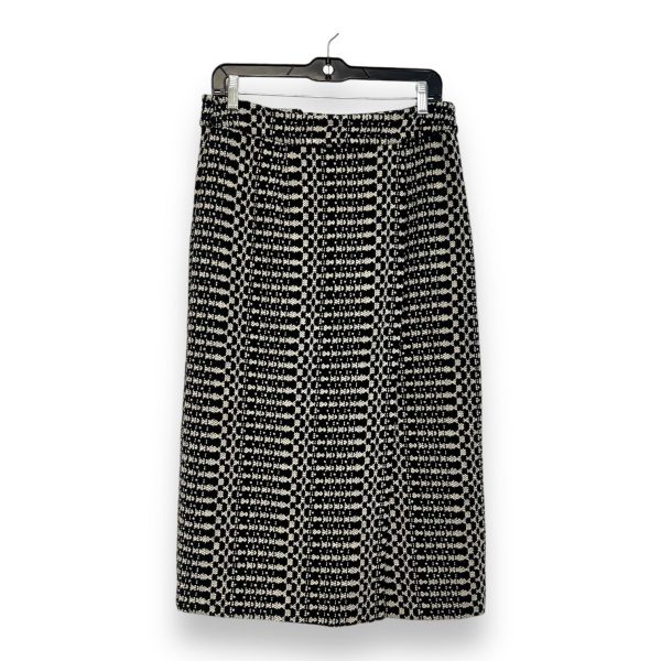 Skirt Midi By Clothes Mentor In Black & Cream, Size: 4 Discount