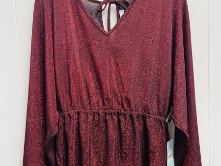 Top Long Sleeve By blue sol In Red, Size: S on Sale