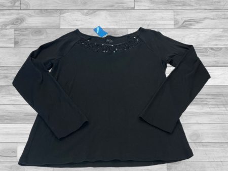 Top Long Sleeve By Talbots In Black, Size: L For Sale