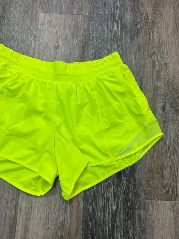 Athletic Shorts By Lululemon In Yellow, Size: 10 Sale