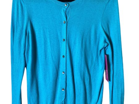 Sweater Cardigan By Ann Taylor In Aqua, Size: M Cheap