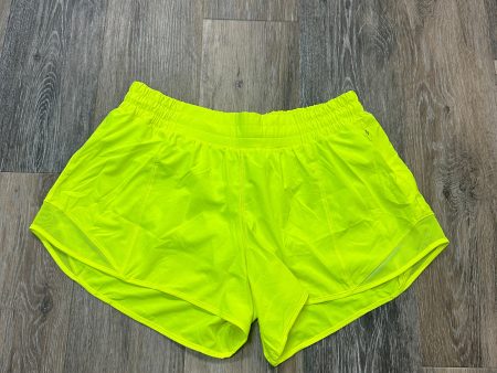 Athletic Shorts By Lululemon In Yellow, Size: 10 Sale