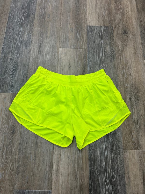 Athletic Shorts By Lululemon In Yellow, Size: 10 Sale