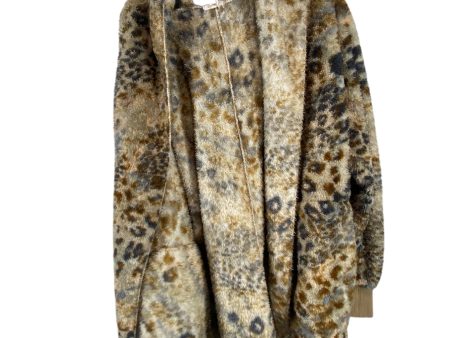 Jacket Faux Fur & Sherpa By Mystree In Brown, Size: Osfm For Cheap