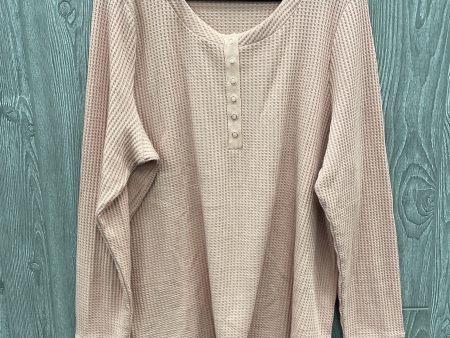 Top Long Sleeve By Belle By Kim Gravel In Pink, Size: 2x Sale