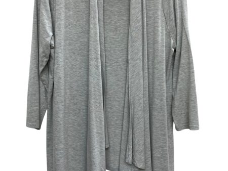 Cardigan By Clothes Mentor In Grey, Size: L For Sale