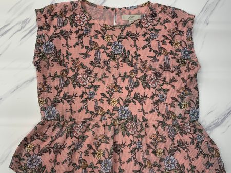 Top Short Sleeve By Loft In Pink, Size: S Supply