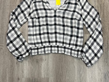 Top Long Sleeve By Cloth & Stone In Plaid Pattern, Size: Xs Online Hot Sale