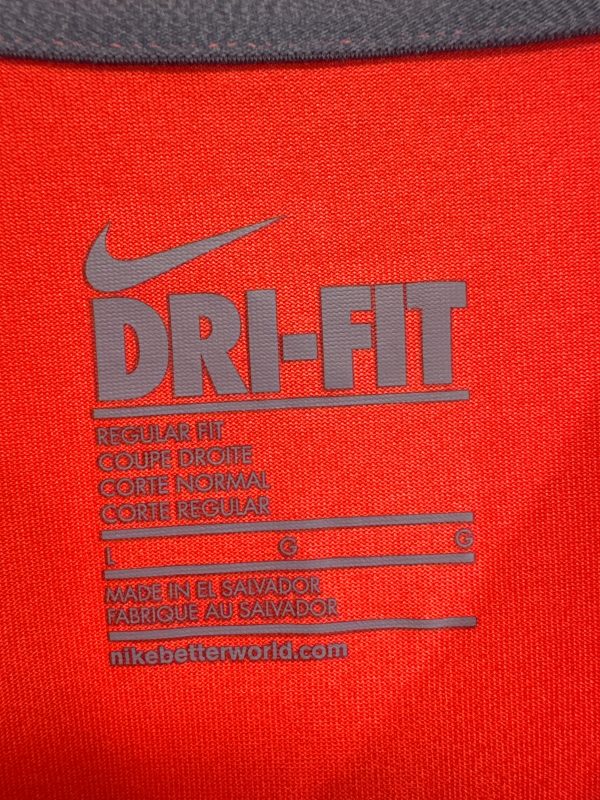 Athletic Top Short Sleeve By Nike In Red, Size: L Discount