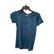 Athletic Top Short Sleeve By Lululemon In Blue, Size: 8 Sale