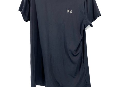 Athletic Top Short Sleeve By Under Armour In Black, Size: L For Sale