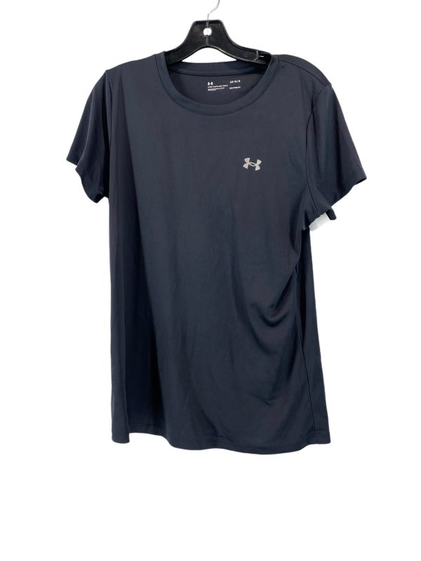 Athletic Top Short Sleeve By Under Armour In Black, Size: L For Sale