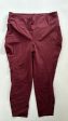 Athletic Leggings By Lululemon In Burgundy, Size: 1x Online Sale