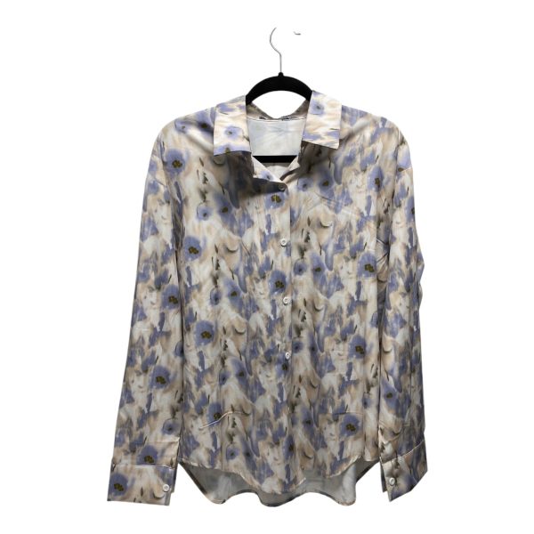 Top Long Sleeve By Clothes Mentor In Purple & Tan, Size: L Online Hot Sale