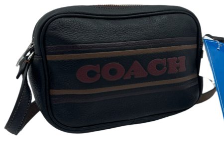 Coach Jamie Mini Stripe Leather Designer Camera Bag Fashion