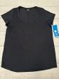 Athletic Top Short Sleeve By Athleta In Black, Size: M Discount