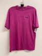 Athletic Top Short Sleeve By Under Armour In Pink, Size: M Supply