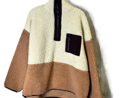 Jacket Faux Fur & Sherpa By Lou And Grey In Cream, Size: Xl Online now