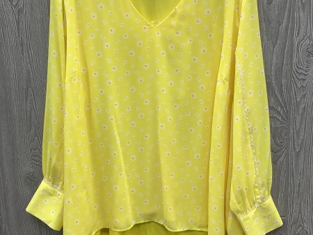 Blouse Designer By Jason Wu In Yellow, Size: 2x Online