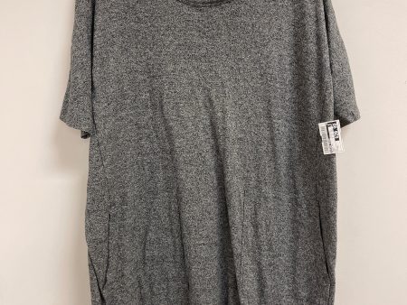 Tunic Short Sleeve By Eileen Fisher In Grey, Size: Xs Cheap