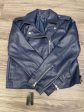 Jacket Leather By Inc In Blue, Size: M For Discount