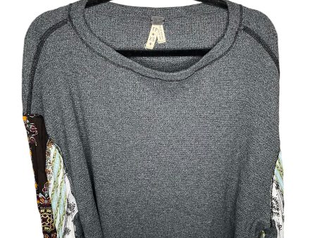 Top Long Sleeve By Free People In Grey, Size: Xs For Sale