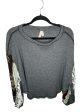 Top Long Sleeve By Free People In Grey, Size: Xs For Sale