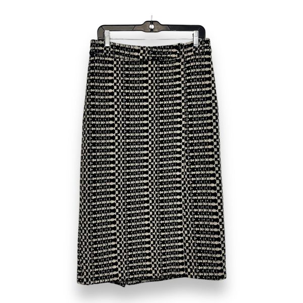 Skirt Midi By Clothes Mentor In Black & Cream, Size: 4 Discount