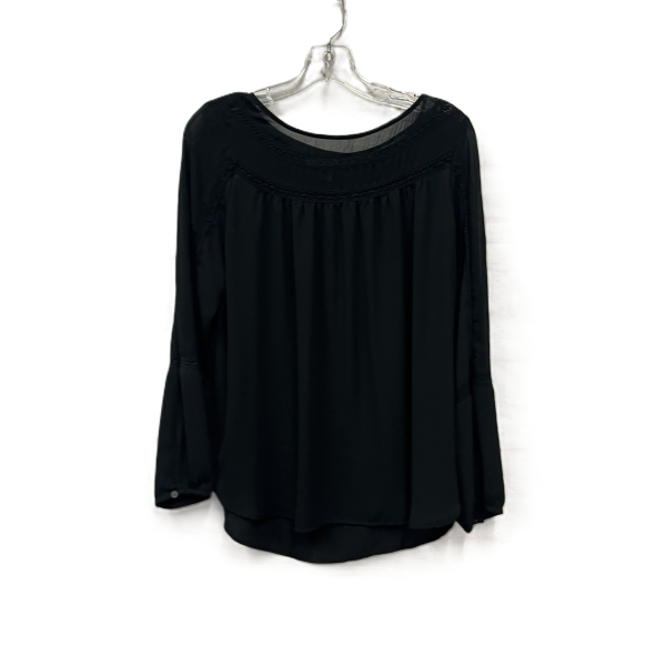 Top Long Sleeve By Loft In Black, Size: S Cheap