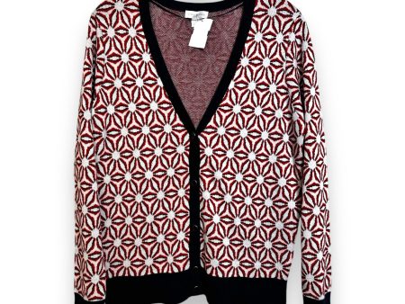 Cardigan By Charter Club In Blue Red & White, Size: M on Sale