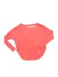 Athletic Sweatshirt Crewneck By Free People In Coral, Size: Xl Hot on Sale