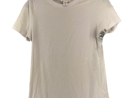 Athletic Top Short Sleeve By Athleta In White, Size: Xs Sale