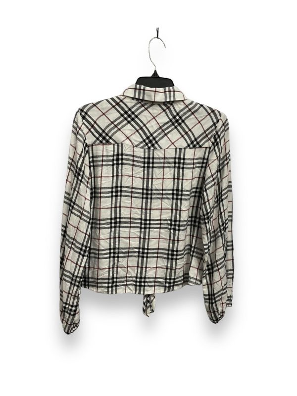 Top Long Sleeve By Sanctuary In Plaid Pattern, Size: Xs Online now