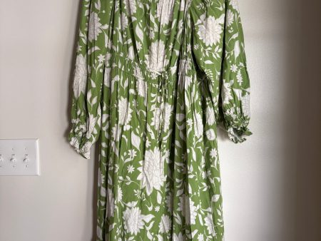 Dress Casual Maxi By Ava & Viv In Green, Size: 3x on Sale