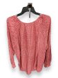 Top Long Sleeve By Old Navy In Red, Size: Xl Online