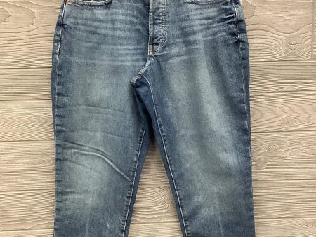 Jeans Straight By Old Navy In Blue Denim, Size: 6p For Discount