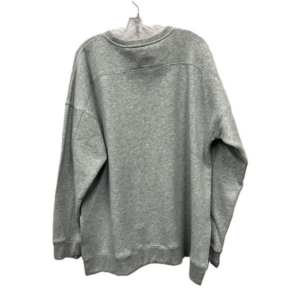 Athletic Sweatshirt Crewneck By Tek Gear In Grey, Size: 1x Online