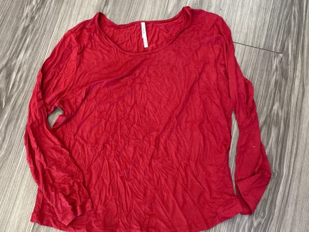 Red Top Long Sleeve Soma, Size Xl Fashion