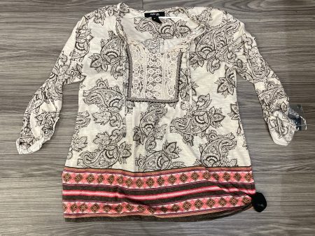 Blouse Long Sleeve By Style And Company In Multi-colored, Size: Petite  M For Cheap