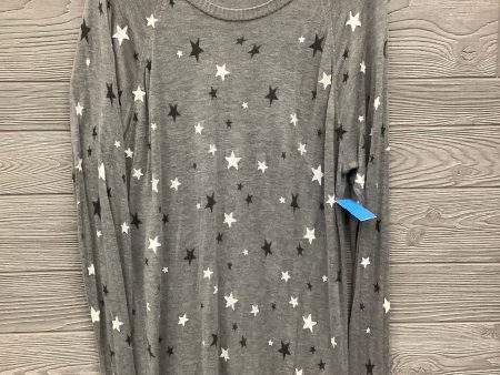 Top Long Sleeve By Torrid In Grey, Size: 3x For Cheap