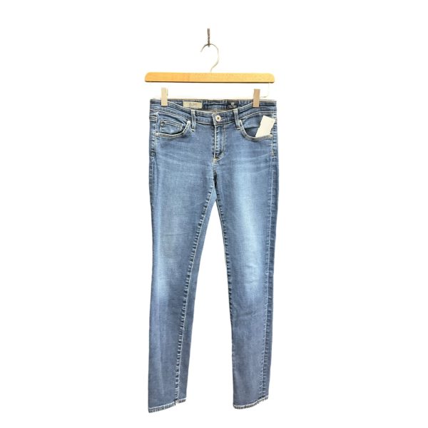 Jeans Skinny By Adriano Goldschmied In Blue Denim, Size: 2 Online