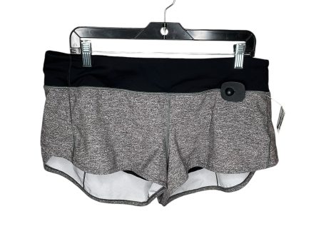 Athletic Shorts By Lululemon In Grey, Size: 12 Online now