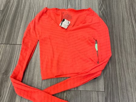 Coral Top Long Sleeve Free People, Size M For Discount