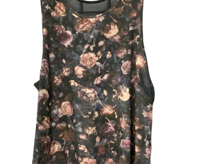 Athletic Tank Top By Lululemon In Floral Print, Size: M Online Hot Sale