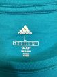 Athletic Top Short Sleeve By Adidas In Blue, Size: L Fashion