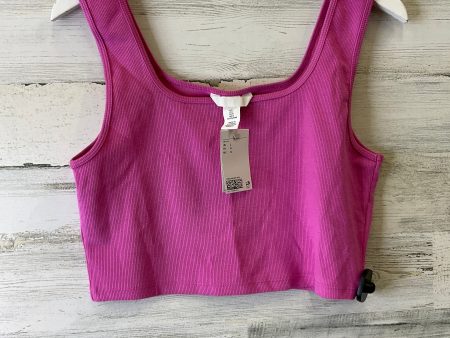 Athletic Bra By H&m In Pink, Size: L Discount