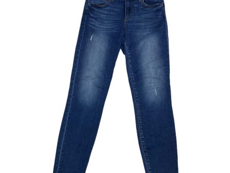 Jeans Skinny By Kut In Blue Denim, Size: 4 Supply