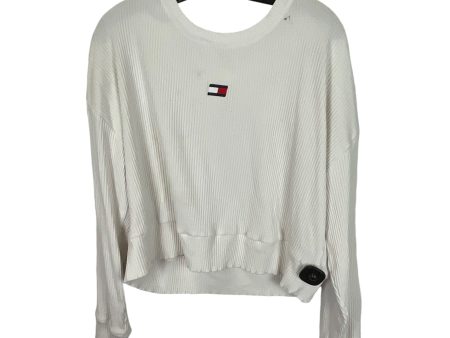 Top Long Sleeve By Tommy Hilfiger In White, Size: Xl Fashion