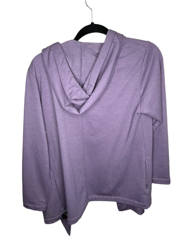 Sweatshirt Hoodie By Eddie Bauer In Purple, Size: S For Discount